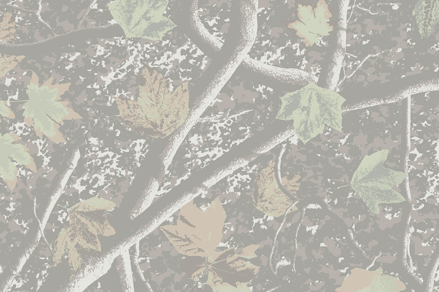 Deadwood Tree Camo pattern detail with logo in the center