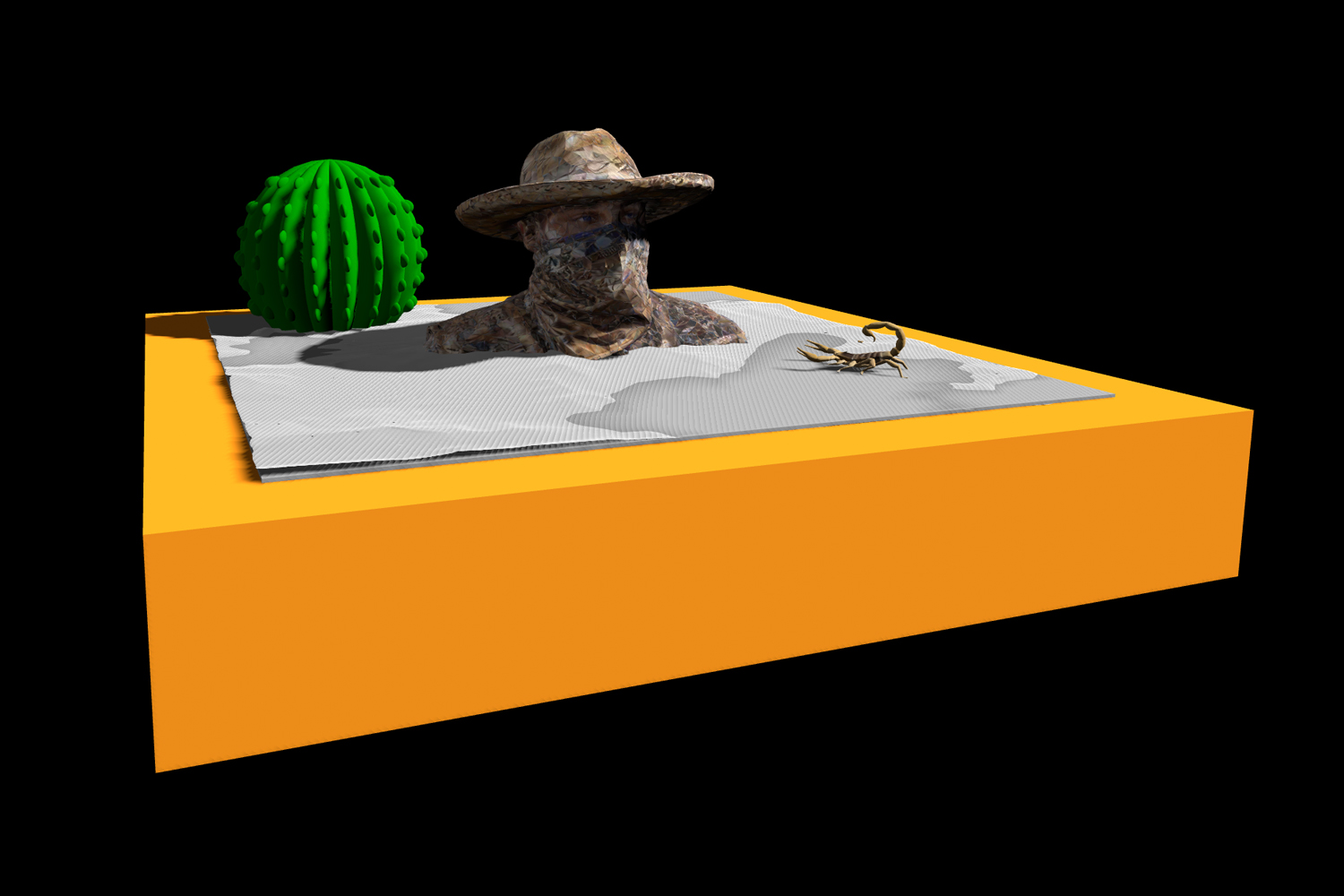 3d parcel made with mml - metaverse markup language