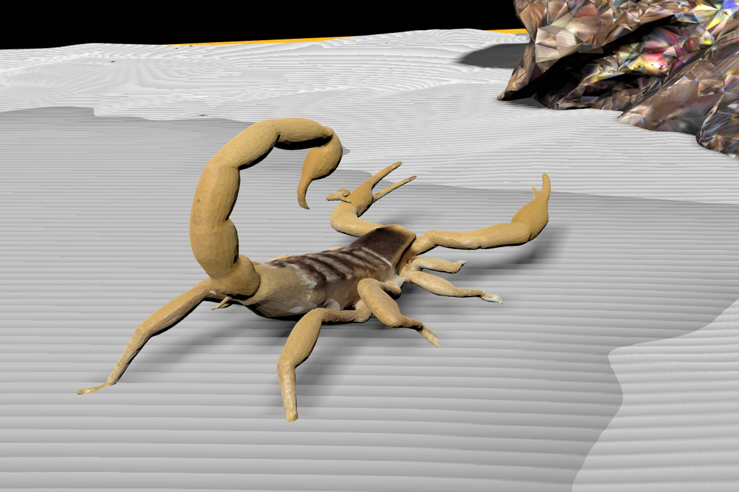 3D scorpion object